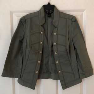 WHBM Green Utility Jacket